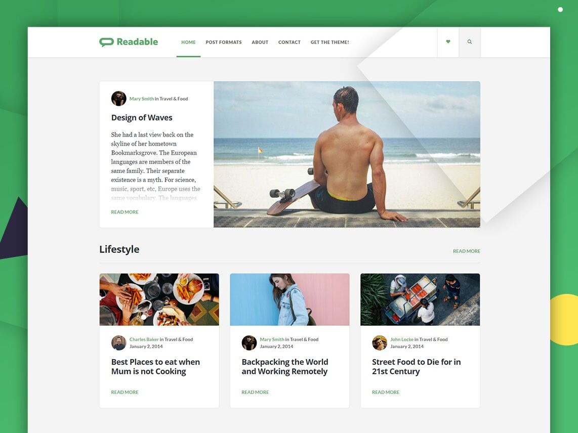 Wordpress free blog themes Wordpress free blog themes