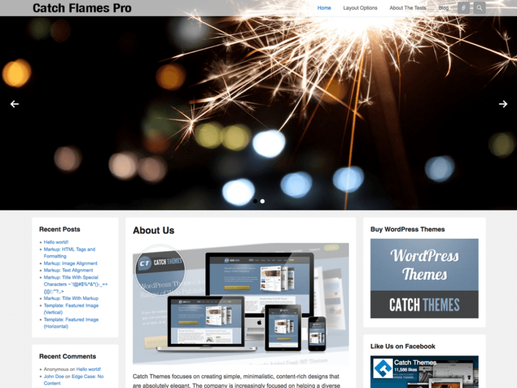Catch Flames Woocommerce wordpress theme
