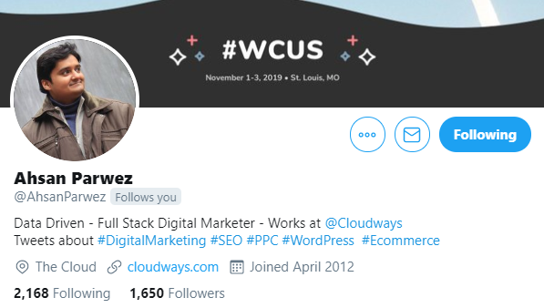 ahsan-parwez WordPress Superheroes To Follow in 2020 [With Exclusive Tips From Some Influencers] WPDev News Interviews|influencers 2020|WordPress|wordpress influencers 