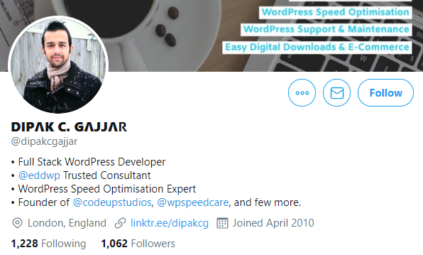 dipak-gujjar-e1575989351235 WordPress Superheroes To Follow in 2020 [With Exclusive Tips From Some Influencers] WPDev News Interviews|influencers 2020|WordPress|wordpress influencers 