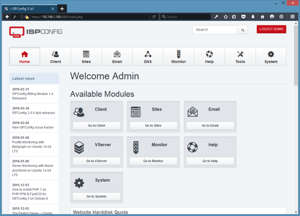 IRC WEB Services ispconfig_dashboard-1024x736 Most Popular Free and Paid cPanel Alternatives in 2020 ispconfig_dashboard-1024x736 Most Popular Free and Paid cPanel Alternatives in 2020 WPDev News WordPress Hosting|Alternatives|Best|Cpanel|Cpanel alternatives|WordPress|WPblog