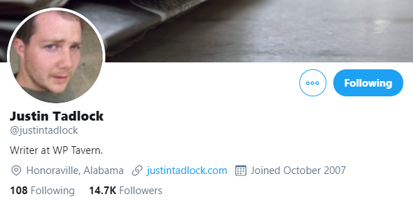 justin-tadlock WordPress Superheroes To Follow in 2020 [With Exclusive Tips From Some Influencers] WPDev News Interviews|influencers 2020|WordPress|wordpress influencers 